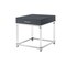 Caspian High Gloss Acrylic Leg Metal Base Side/Accent Table Nightstand